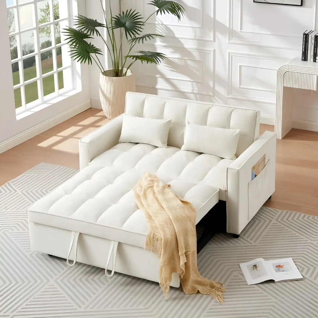 1757087694-1-Photoroom Bailey – 3-i-1 Bäddsoffa med Utdragbar Säng - Bild 1